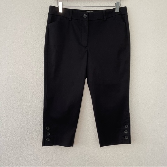 Talbots Petites The Perfect Skimmer black capri pants - Picture 2 of 11